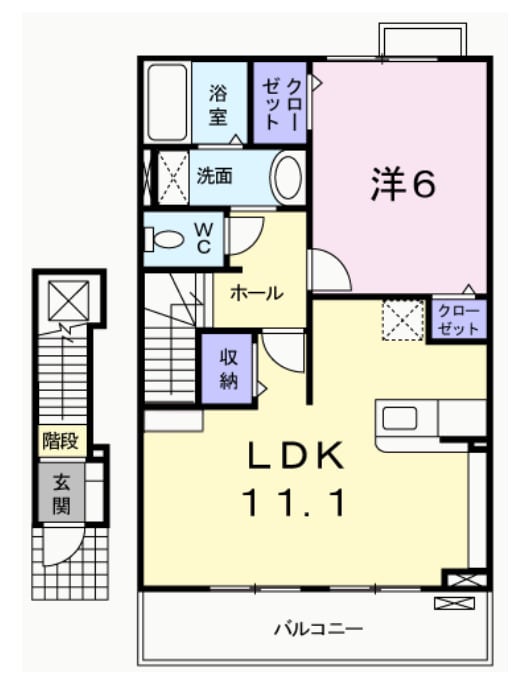間取り図 フィオーレ白浜Ⅰ