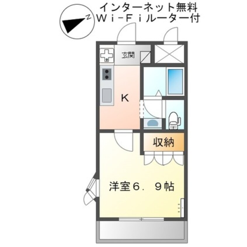 間取図 フォンテーヌ・アベニューⅠ
