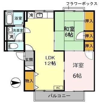間取図 ティファニー21　A棟