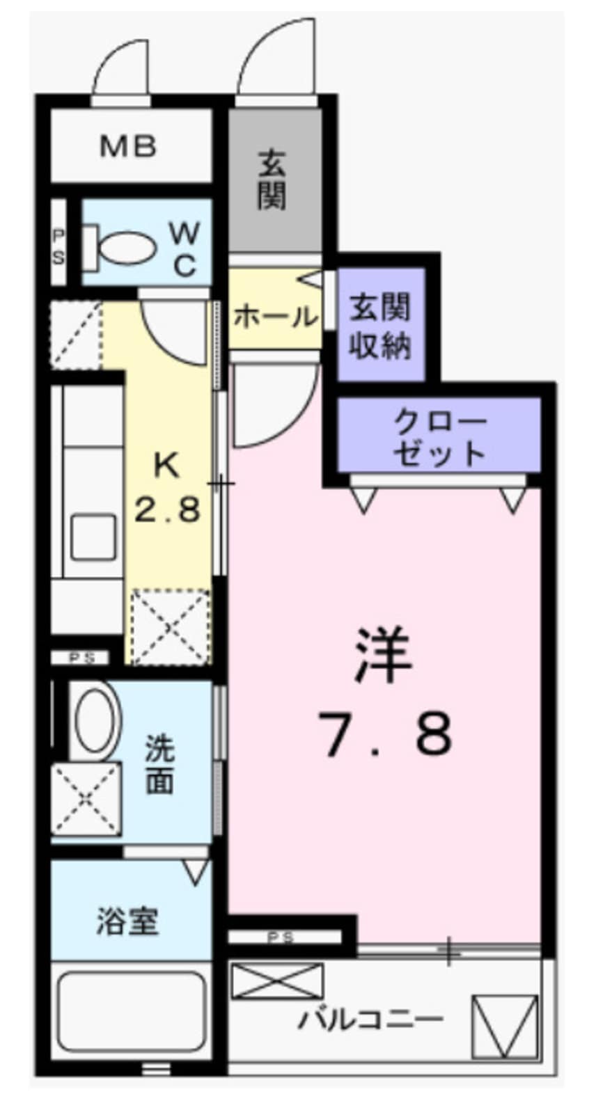 間取図 サンクネストⅠ
