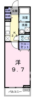 プラシード手柄Ⅱの間取図