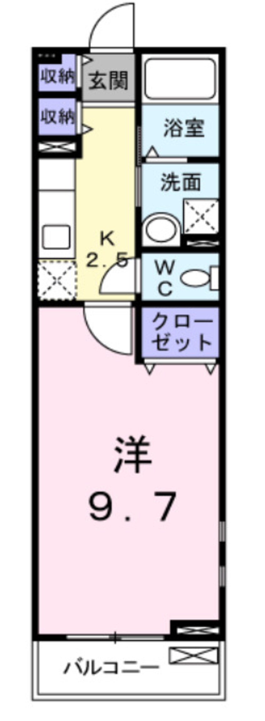 間取図 プラシード手柄Ⅱ
