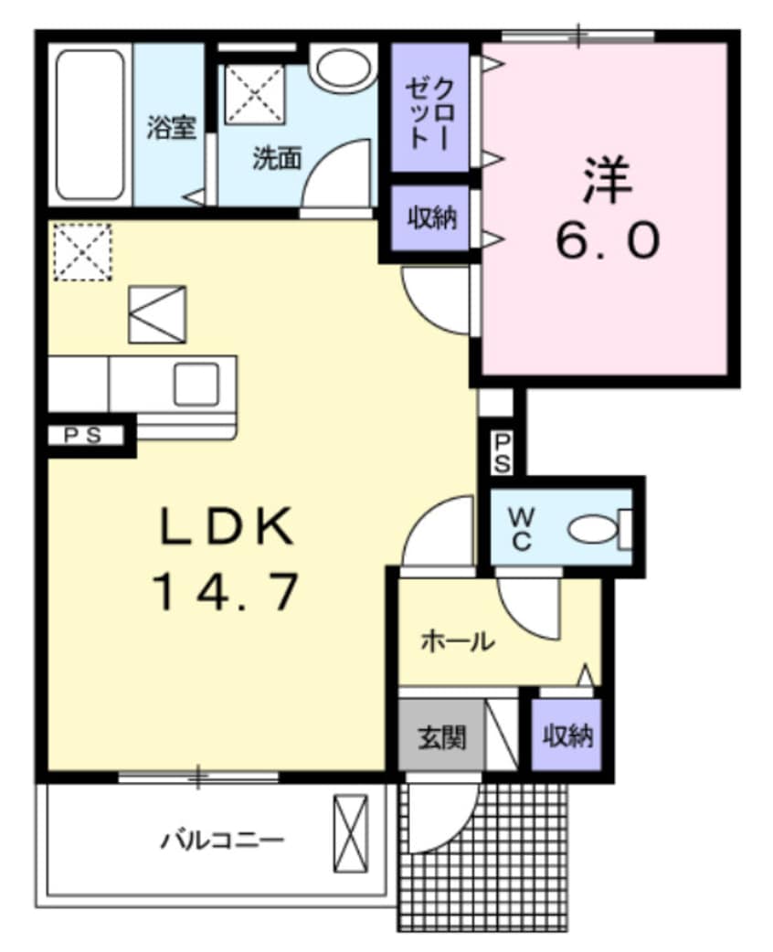 間取図 ブリック　フェアリーⅢ