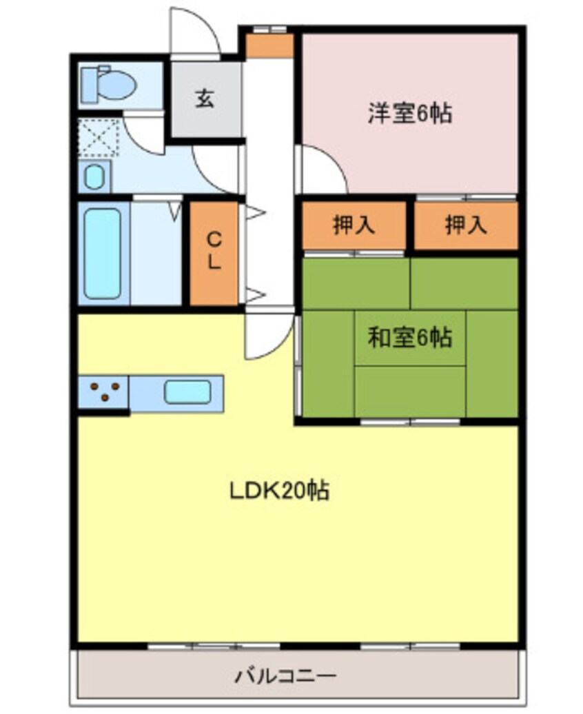 間取図 ハイツA＆G