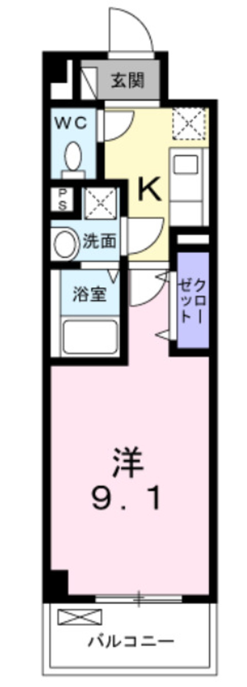間取図 クレール