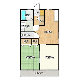 間取図 グランパーチェ白浜