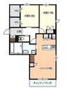 MaisonBelle鎌倉 2LDKの間取り