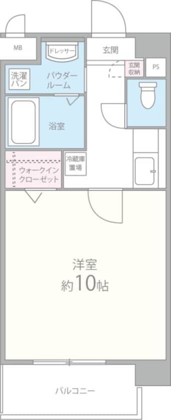 間取図 ベルメゾン・エグレット