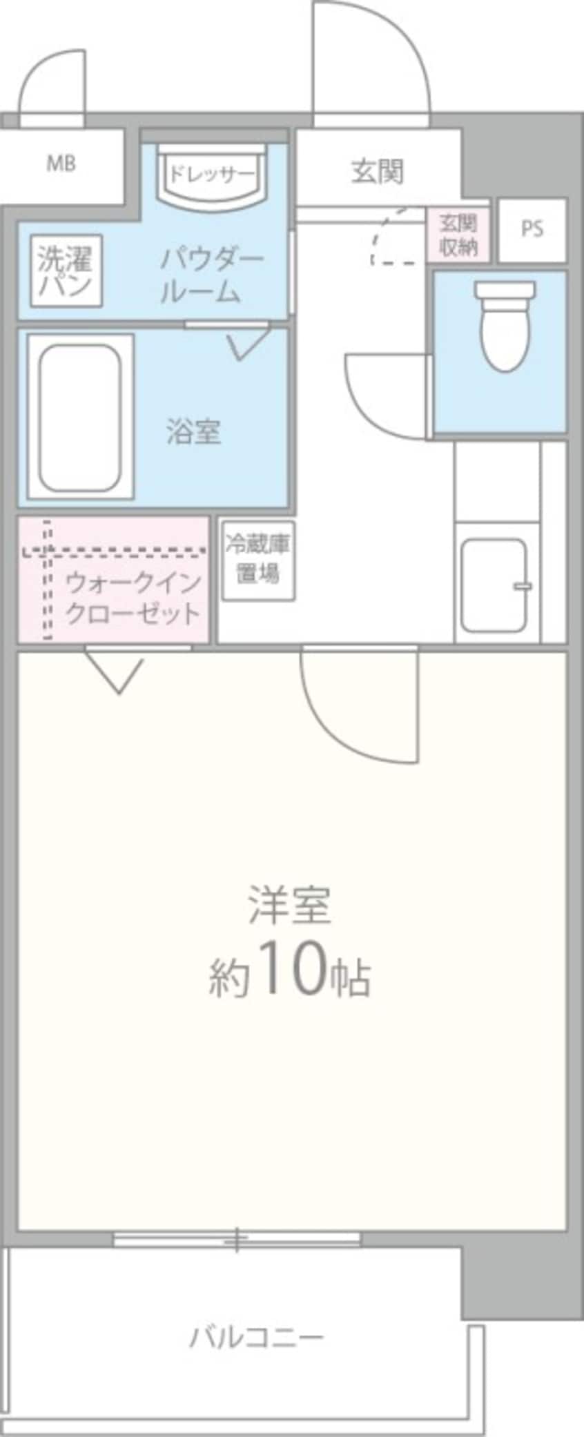 間取図 ベルメゾン・エグレット
