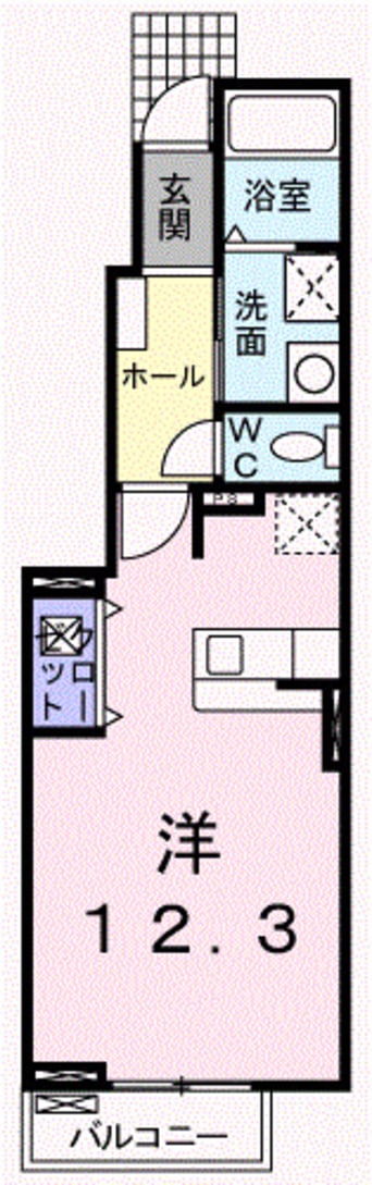 間取図 メゾンプラシードⅠ