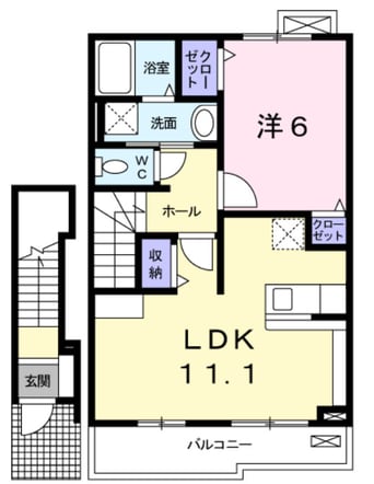 間取図 アンソレイエ飾磨