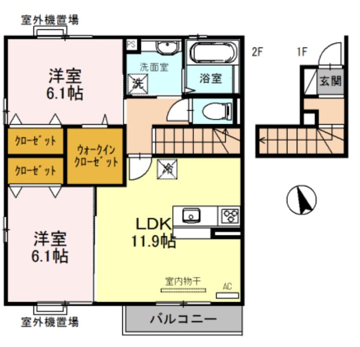 間取り図 ジャルダン亀山