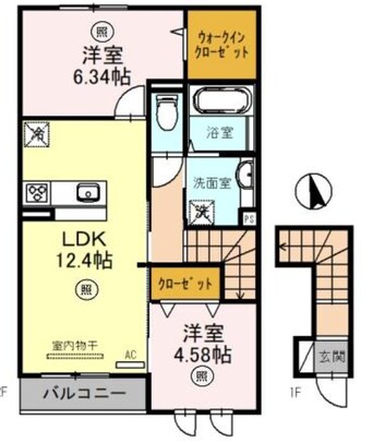 間取図 アルコバレーノ