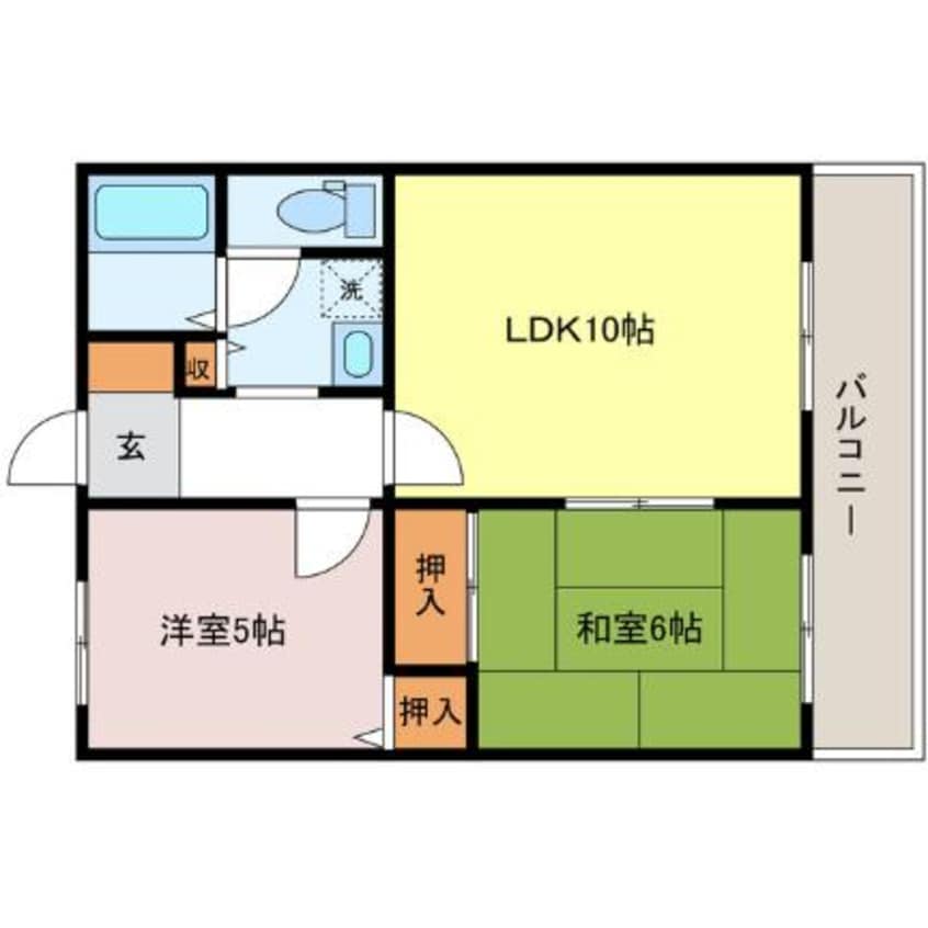 間取図 サンエクレールＢ棟