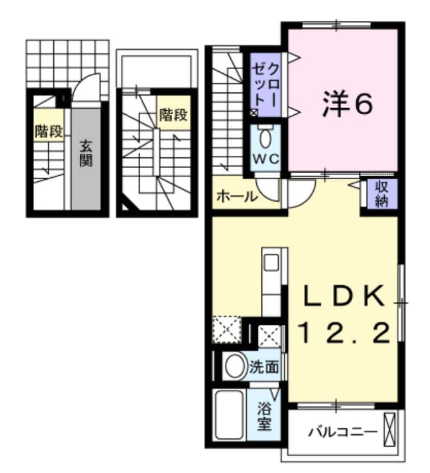 間取図 ラ・フォーレ