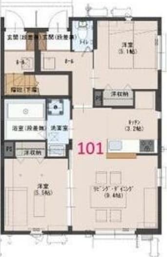 間取図 フルーレM