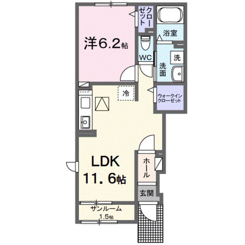 間取図 イーストウッドⅡ