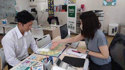 エイブル東陽町店の接客写真