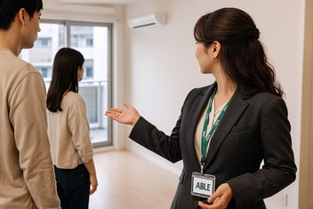 エイブル蒲田東口店の接客写真