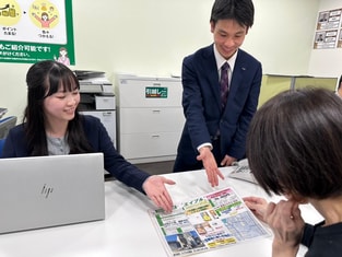 エイブル本通店の接客写真