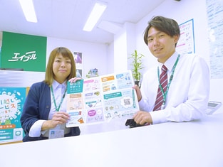エイブル梅島店の接客写真