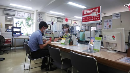 エイブルネットワークいわき店の接客写真
