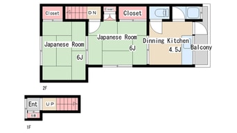 間取図 西舞子荘南棟