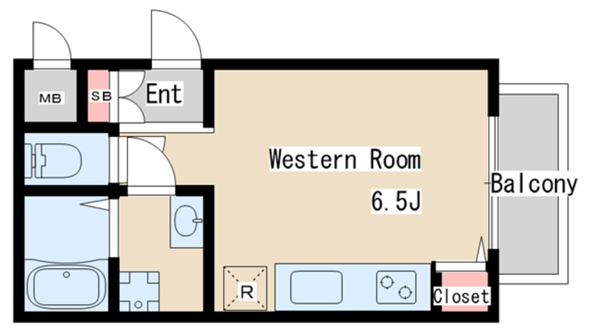 間取図 コート東須磨