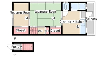 間取図 二葉町９丁目アパート