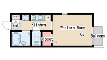 間取図 クレベール萩