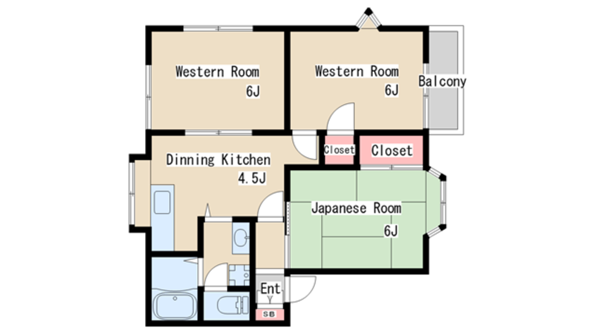 間取図 ウェーブ