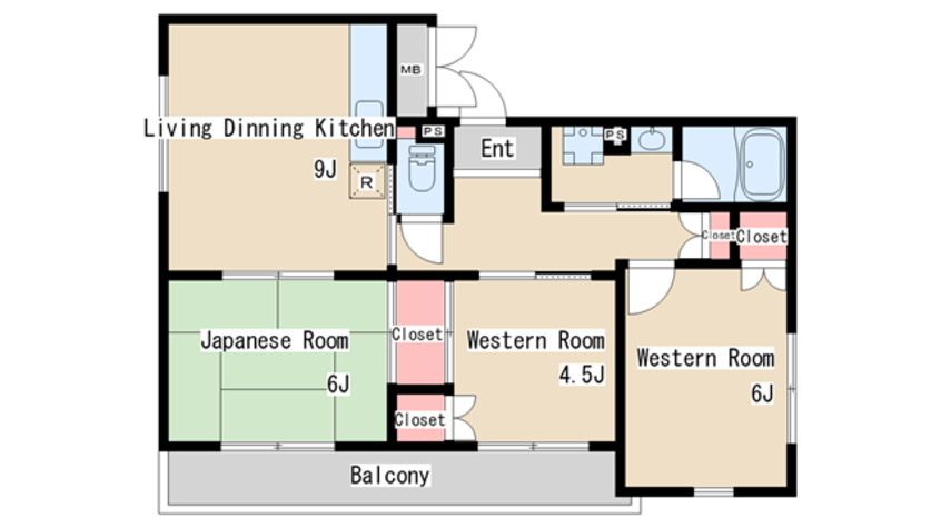 間取図 プラシド須磨