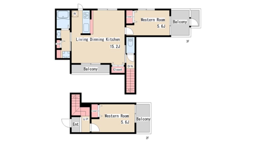 間取図 ＧＲＯＵＶ　ＭＡＩＳＯＮ須磨離宮