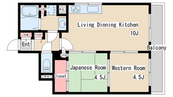 間取図 サンコート須磨