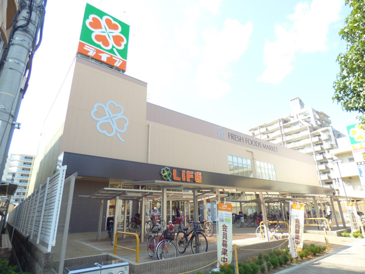 ライフ須磨鷹取店(スーパー)まで156m マイルドコート２７