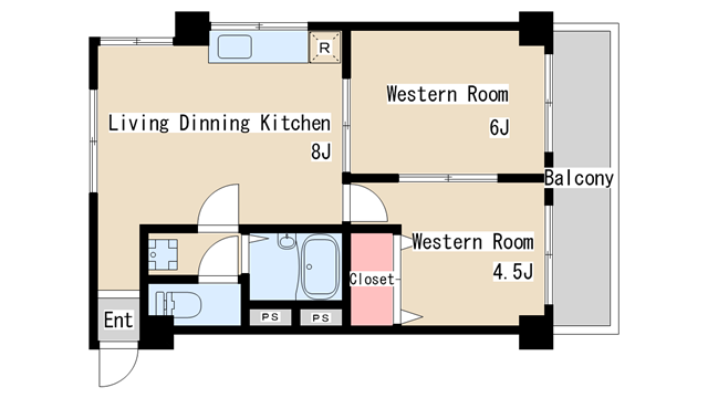 間取り図 離宮前グリーンハイツ