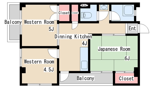 間取り図 丸吉マンション