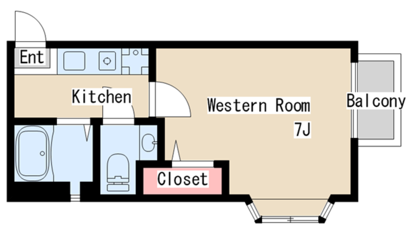 間取図 アメニティハイツ須磨寺