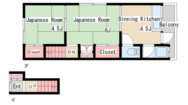 間取り図 西舞子荘北棟