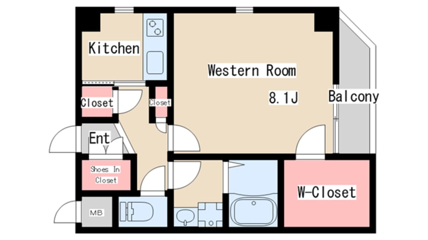 間取図 グランメール稲葉町