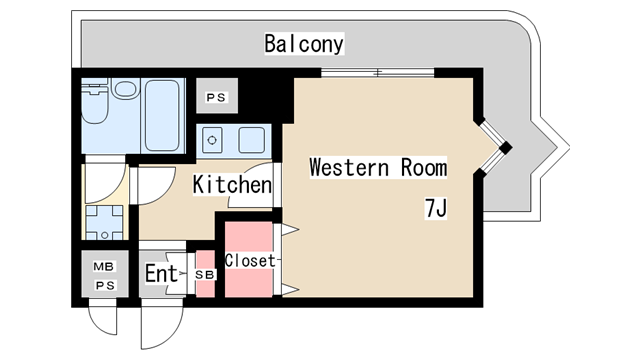 間取り図 ライオンズマンション三宮東第２