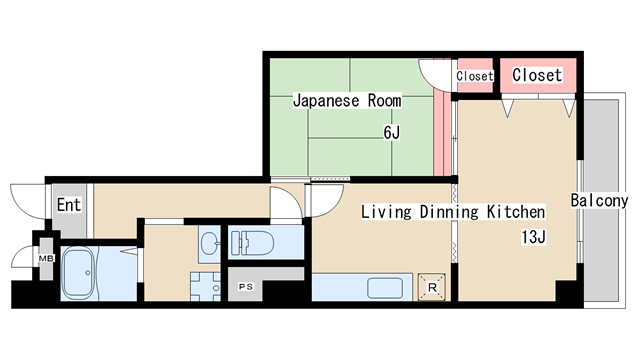 間取り図 ハイムＹＥＢＩＳＵ