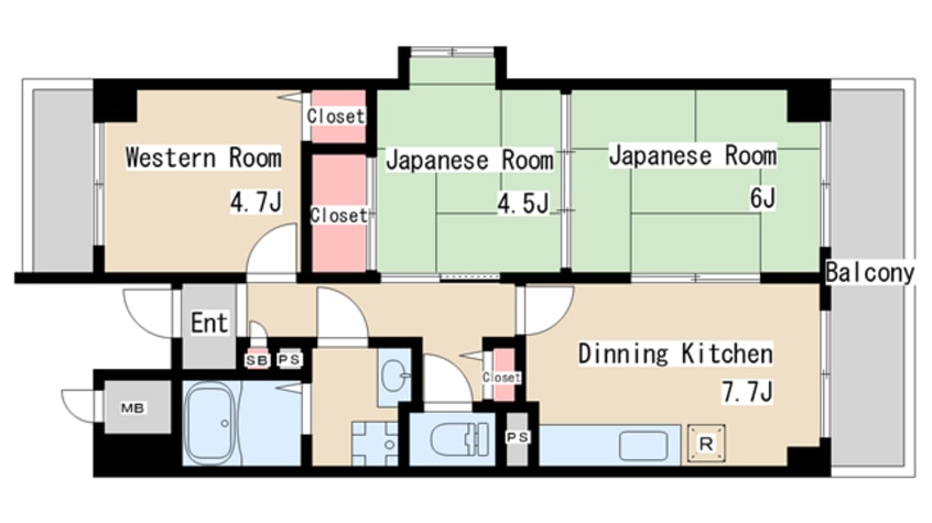 間取図 デルフィオーレ須磨