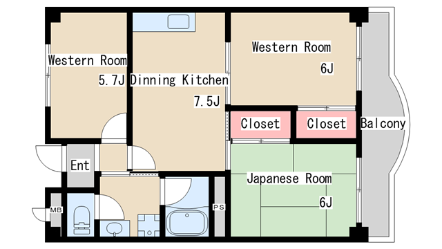 間取り図 妙法寺シャロム