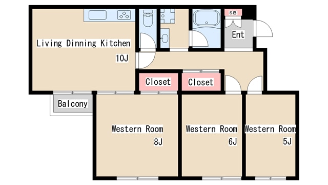 間取り図 グリーンハイツ妙法寺Ｂ棟