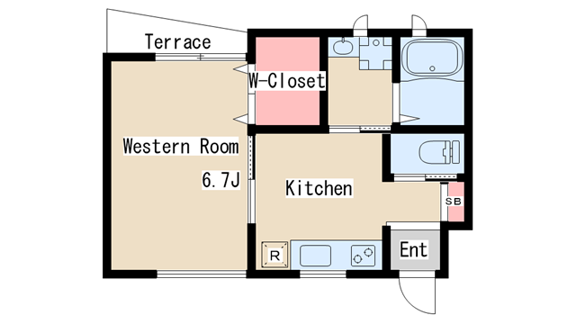 間取り図 サンウィング妙法寺