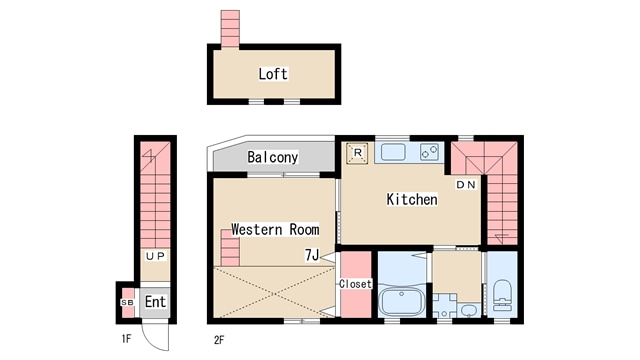 間取り図 サンウィング妙法寺