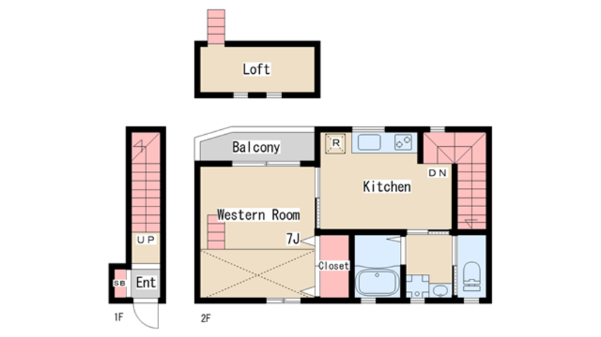 間取図 サンウィング妙法寺