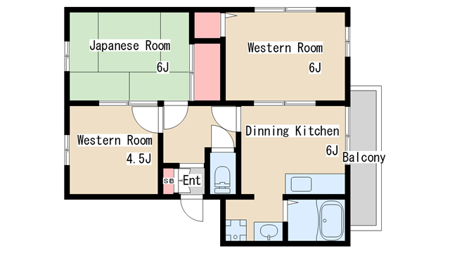 間取り図 フレグランス妙法寺Ｂ棟