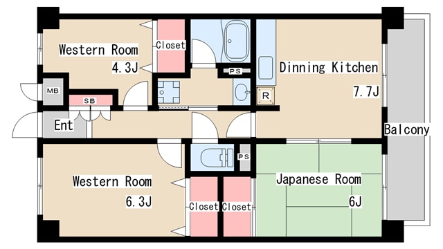 間取り図 ノーブル須磨